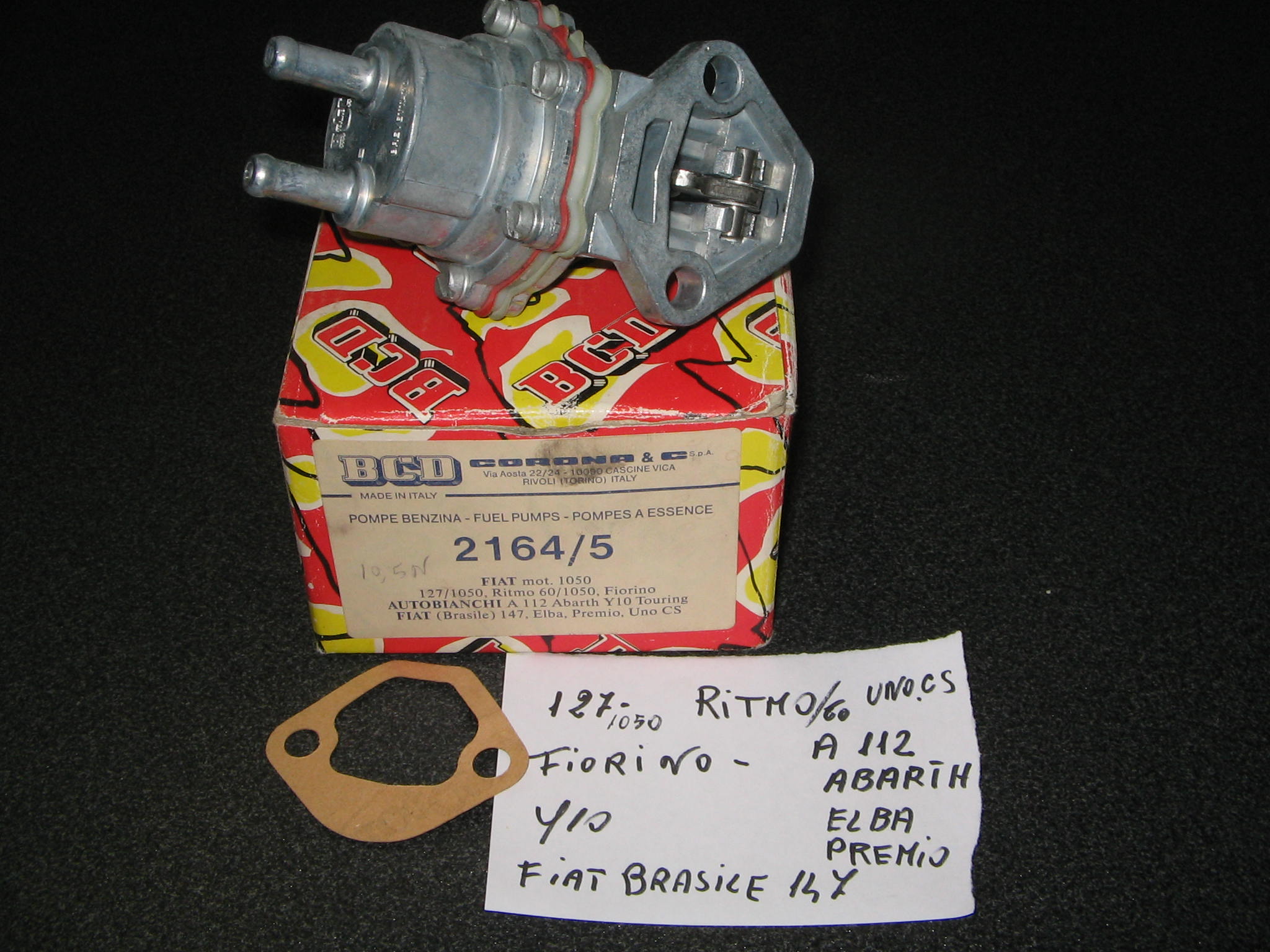 POMPA BENZINA / A 112 ABARTH / Y 10 n.372